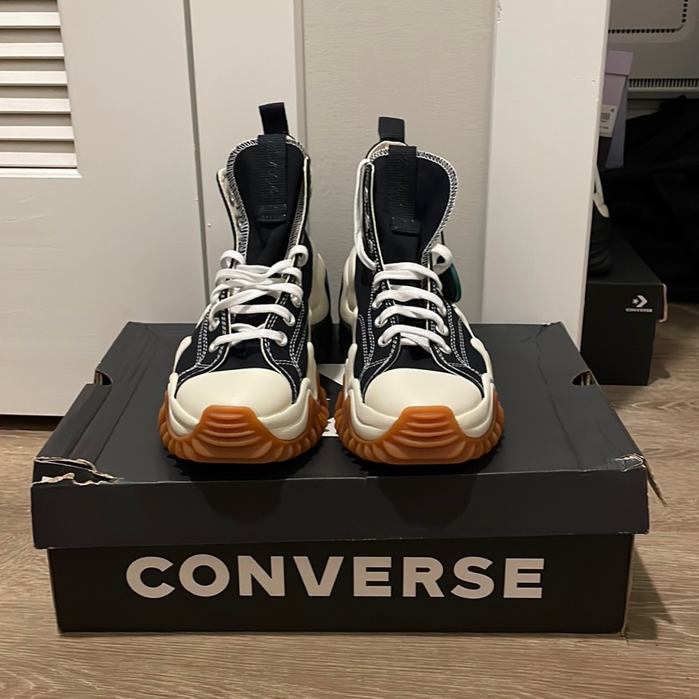 Converse Run Star Motion Black White Gum